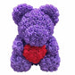 40cm Flower Rose Teddy Bear