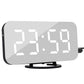 Digital LED Display Alarm Clock with 2 USB Output Ports