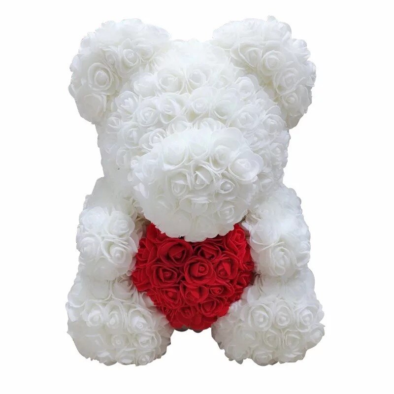 40cm Flower Rose Teddy Bear