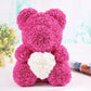 40cm Flower Rose Teddy Bear