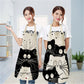 Cute Cat Print Cooking Kitchen Apron