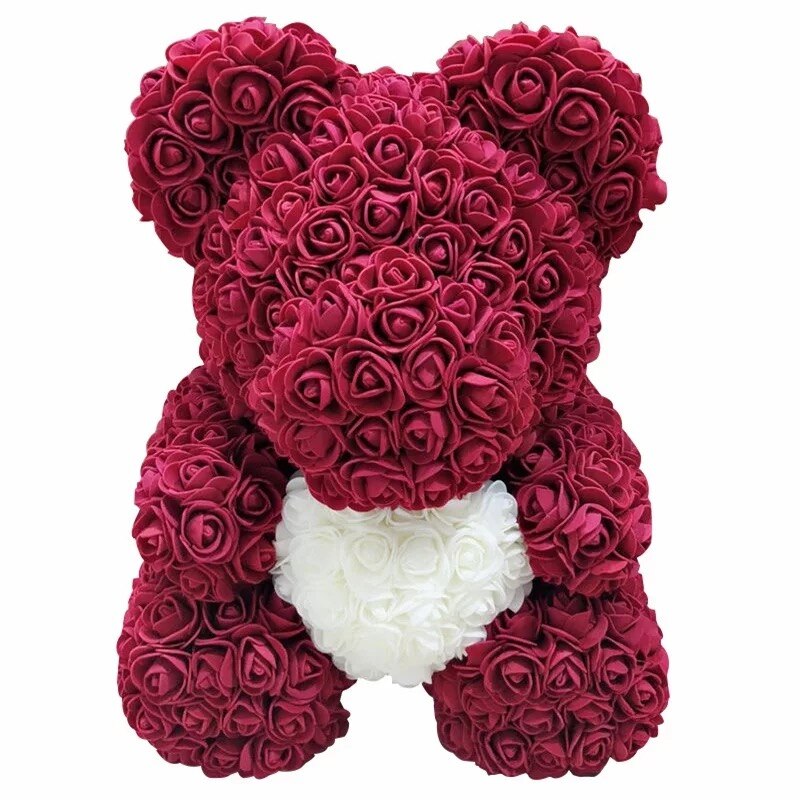 40cm Flower Rose Teddy Bear