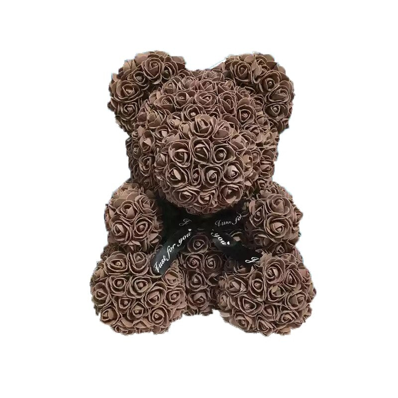 40cm Flower Rose Teddy Bear