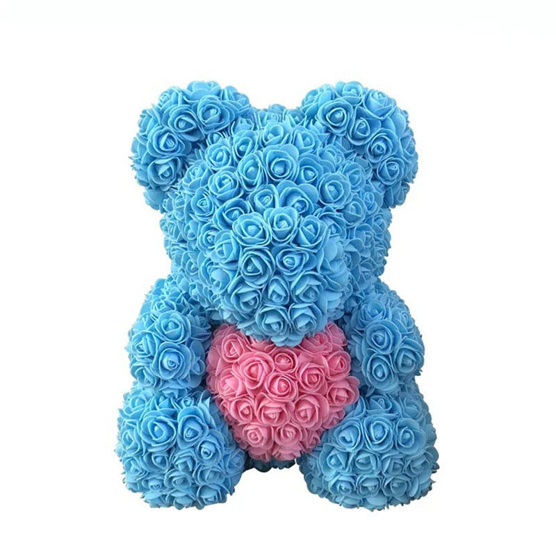 40cm Flower Rose Teddy Bear