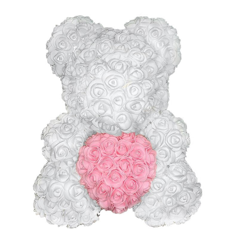 40cm Flower Rose Teddy Bear